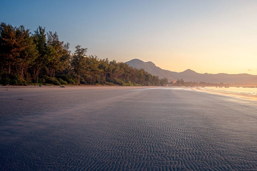 Beach sunrise in Con Dao, Vietnam