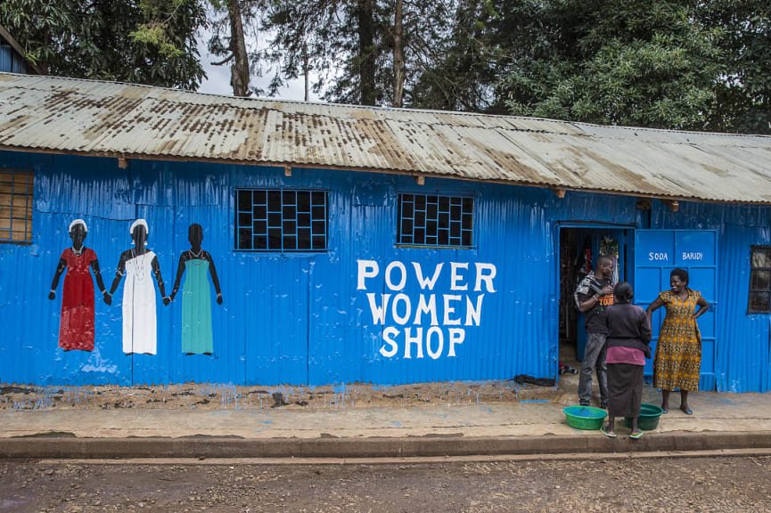 The Power of Women shop in Kibera