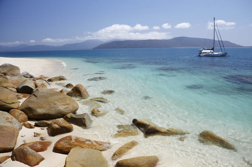 Nudey Beach on Fitzroy Island, Australia