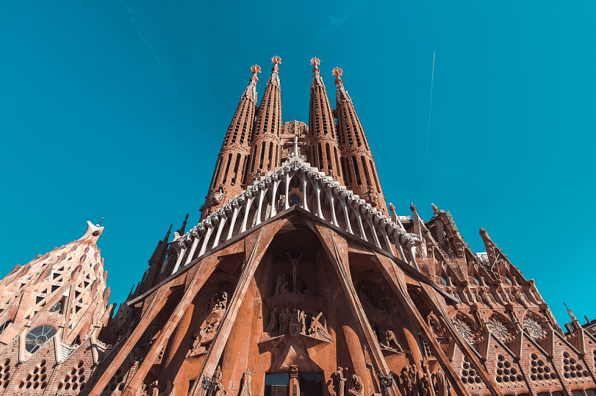 La Sagrada Familia in Barcelona, Spain