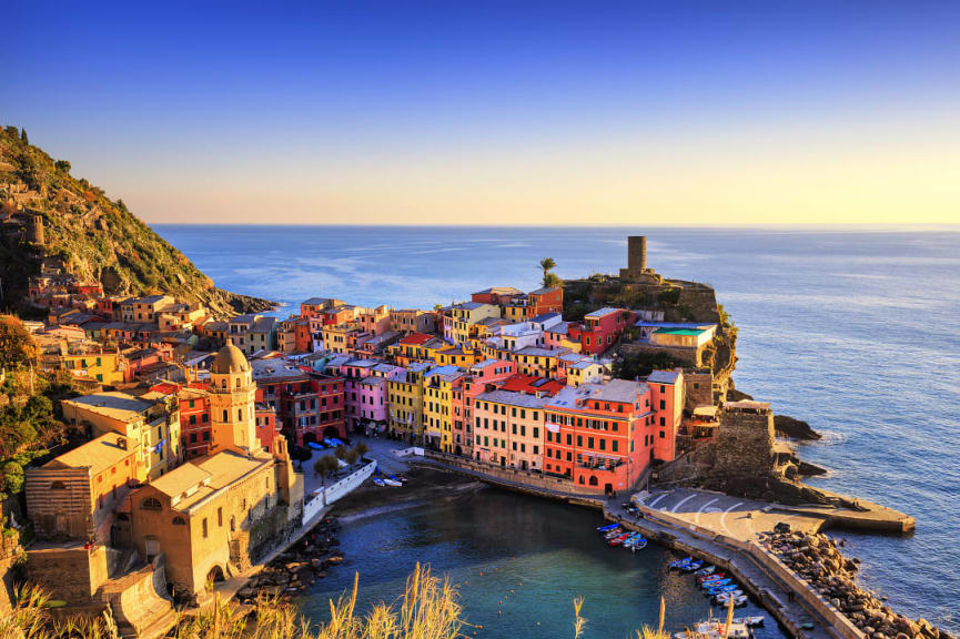 Vernazza in the Cinque Terre, Italy