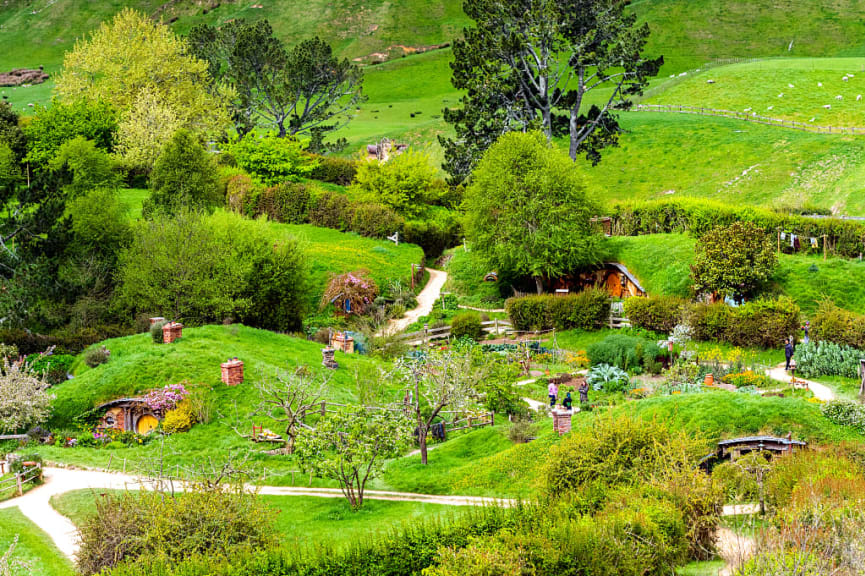 Hobbiton in Matamata, New Zealand