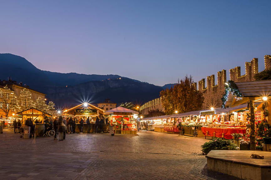 Christmas market in Trento, Italy