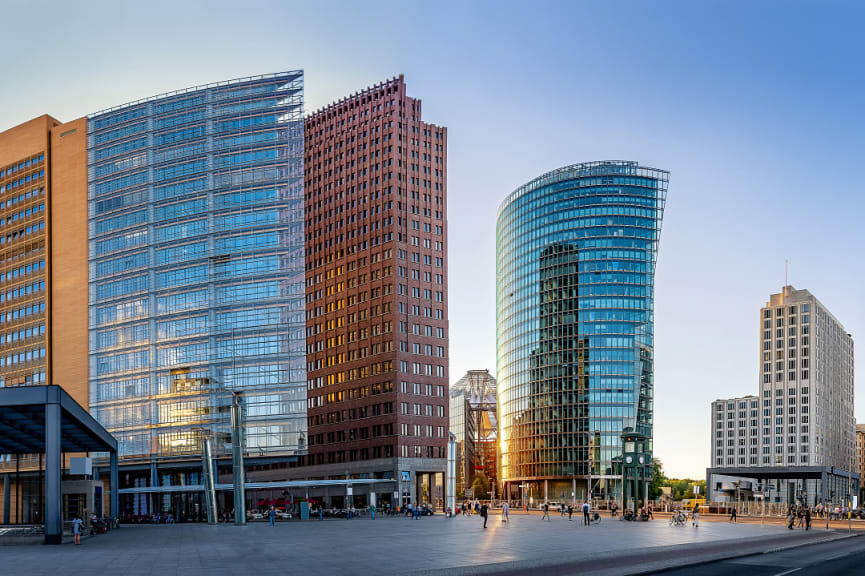 Postdamer Platz in Berlin, Germany