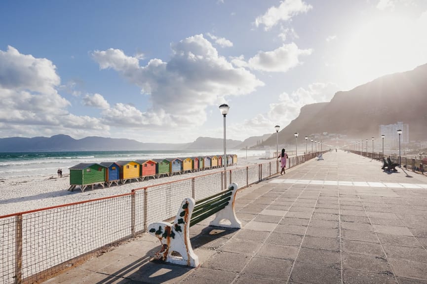 St James Promenade in Cape Town, South Africa