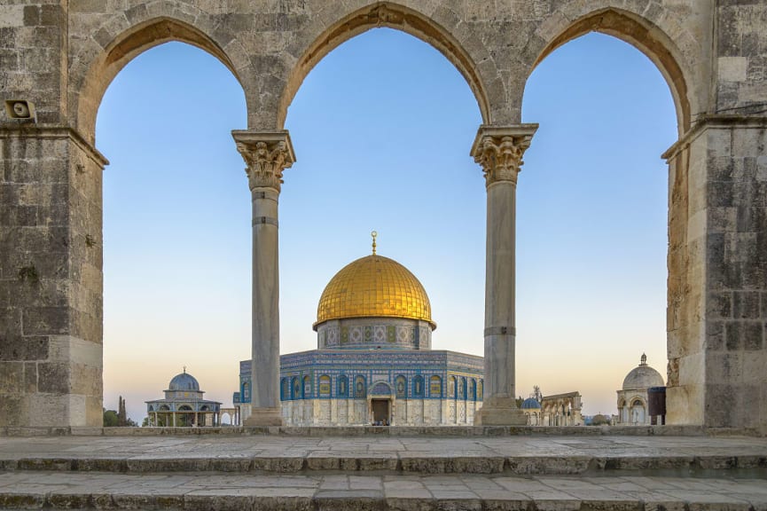 Dome of the Rock in Jerusalem, Israel