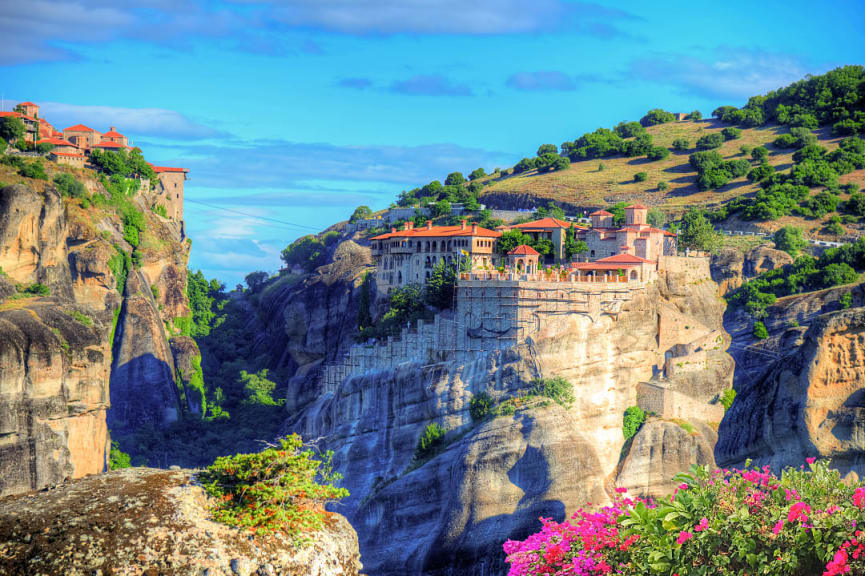 Monastery in Meteora, Greece