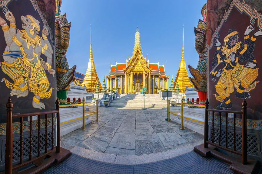 Wat Phra Kaew Temple, Bangkok, Thailand