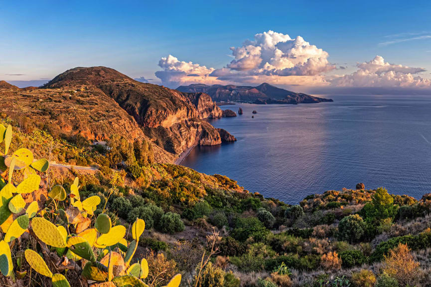 Quattrocchi Viewpoint in Lipari, Italy