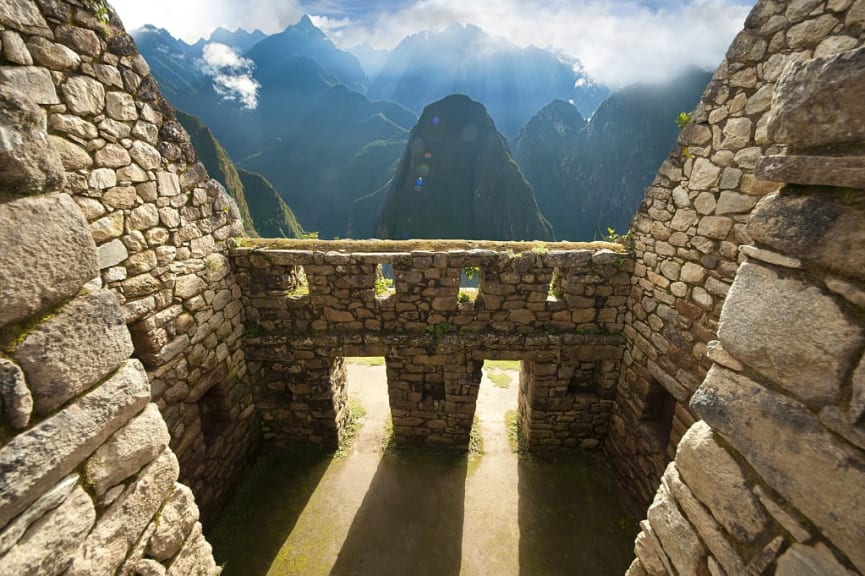 Inside Machu Picchu, Peru