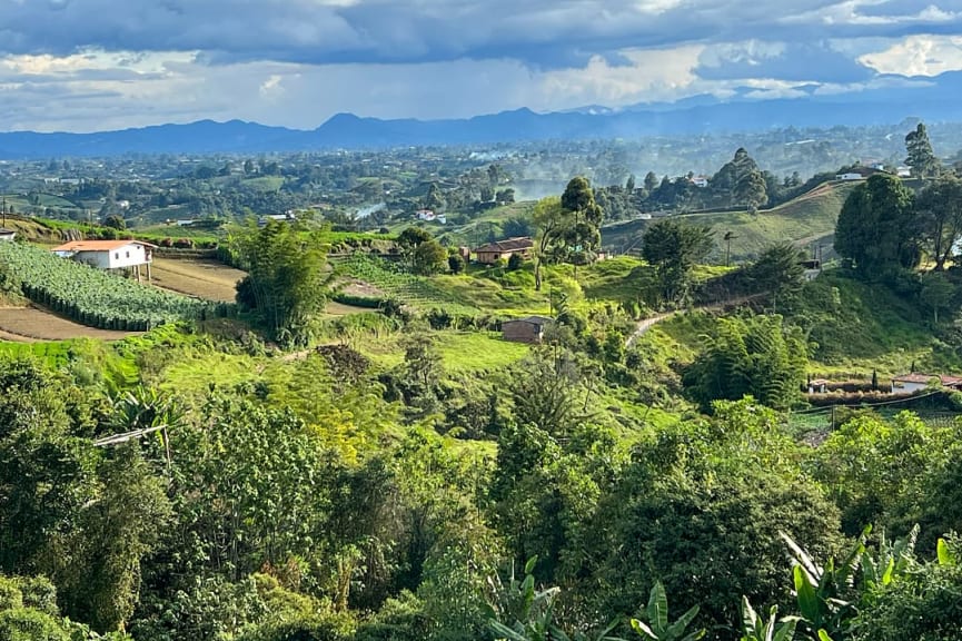 View from Cannúa lodge in Antioquia, Colombia