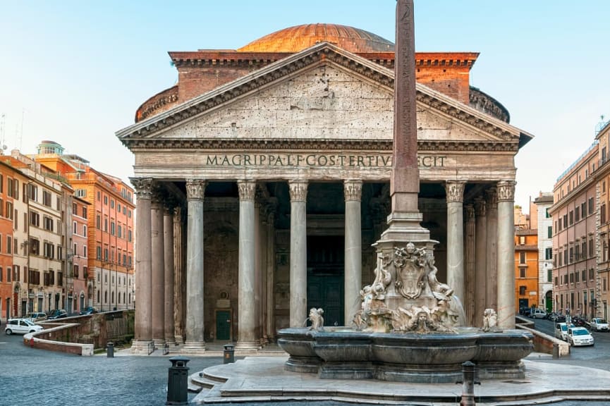 The Pantheon in Rome, Italy