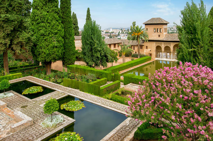 Alhambra in Granada, Spain