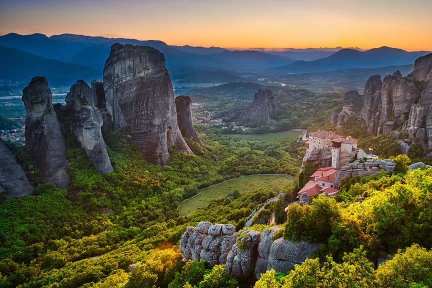 The Monastery of Rousanou in Meteora, Greece