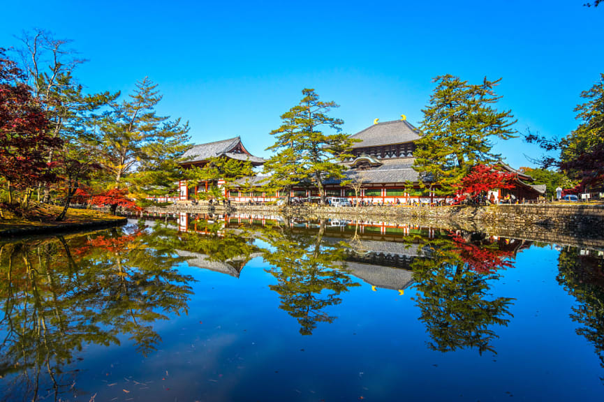 Todai-ji Temple in Nara, Japan