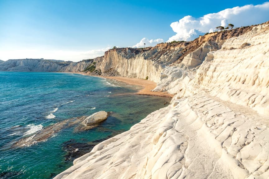 Scala dei Turchi beach in Sicily, Italy