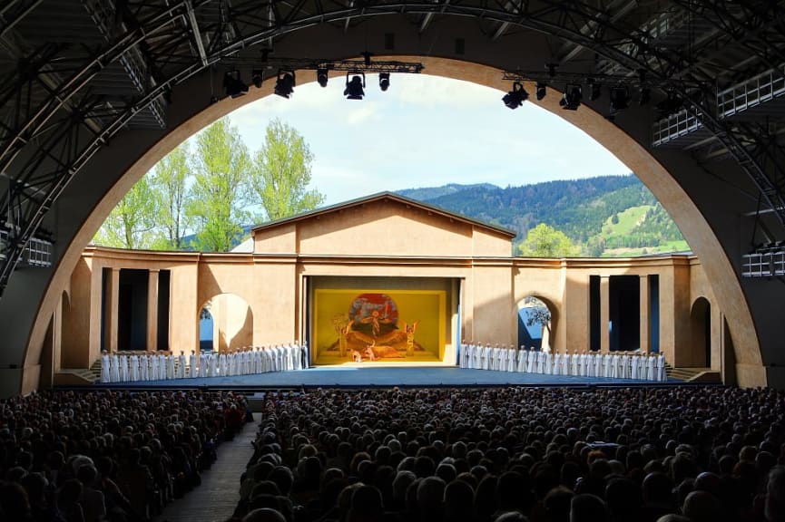 The Passion Play Theater in Oberammergau, Germany