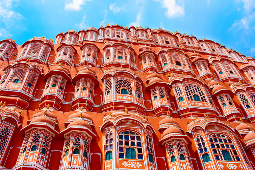 Hawa Mahal Palace in Jaipur, India