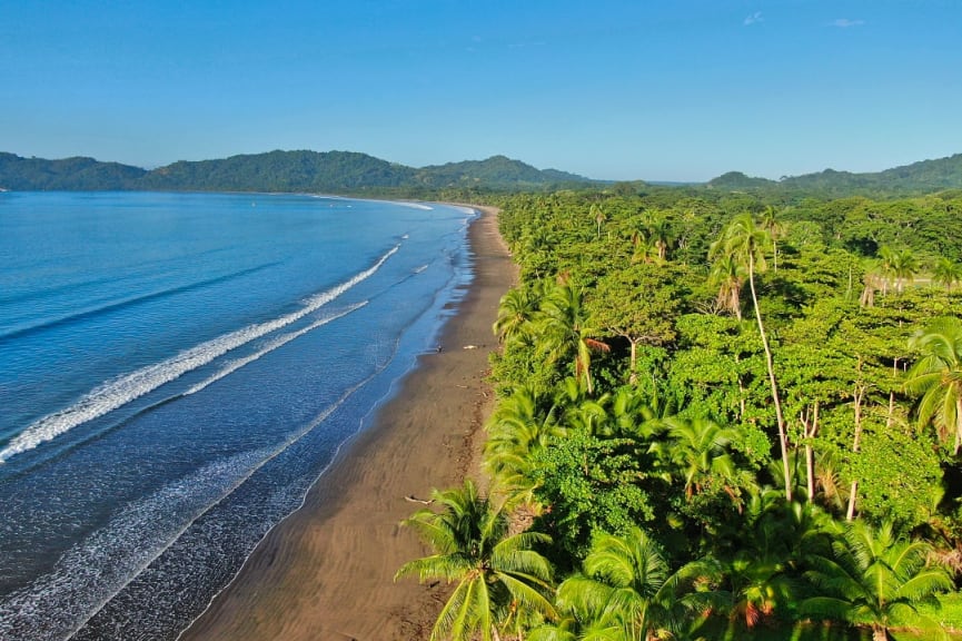 Shoreline in Costa Rica