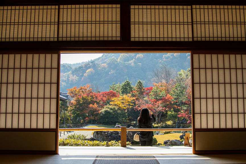 The Tenryu-ji temple in Kyoto, Japan