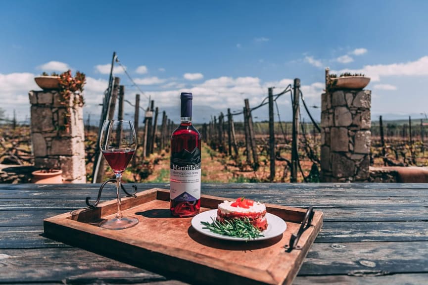 Vineyards in Crete, Greece