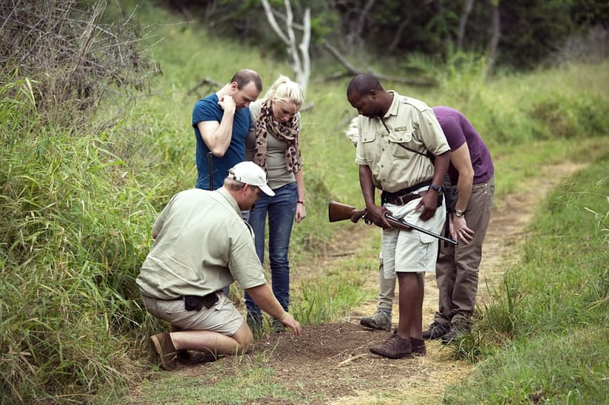 Tracker and guide in Kruger National Park, South Africa