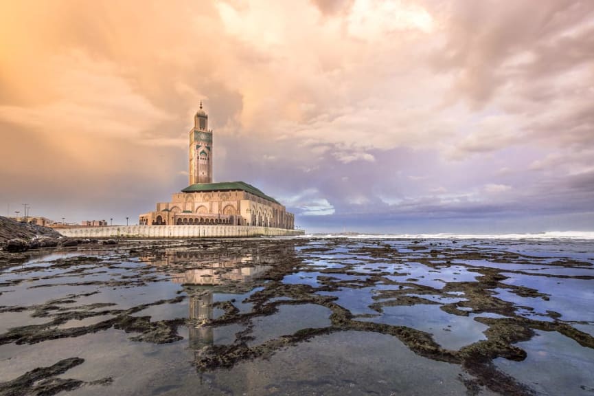 Hassan II Mosque in Casablanca, Morocco