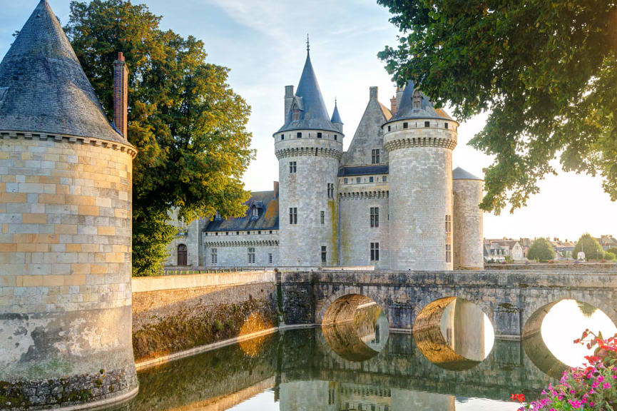 The Chateau of Sully in Loire Valley, France