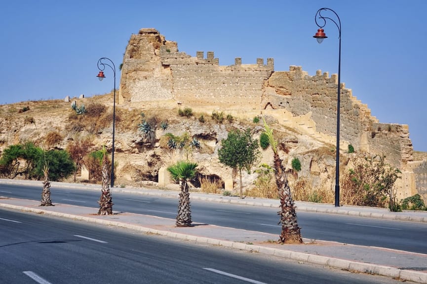 Ancient city walls, Fez, Morocco