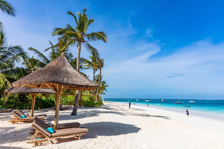 Kendwa Beach in Zanzibar, Tanzania