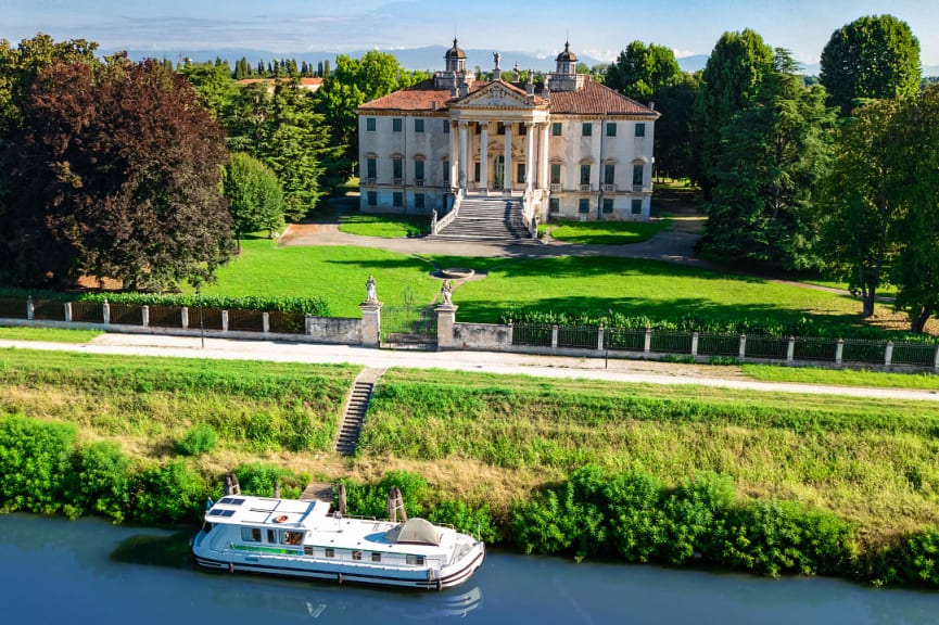 Brenta Canal in Veneto, Italy