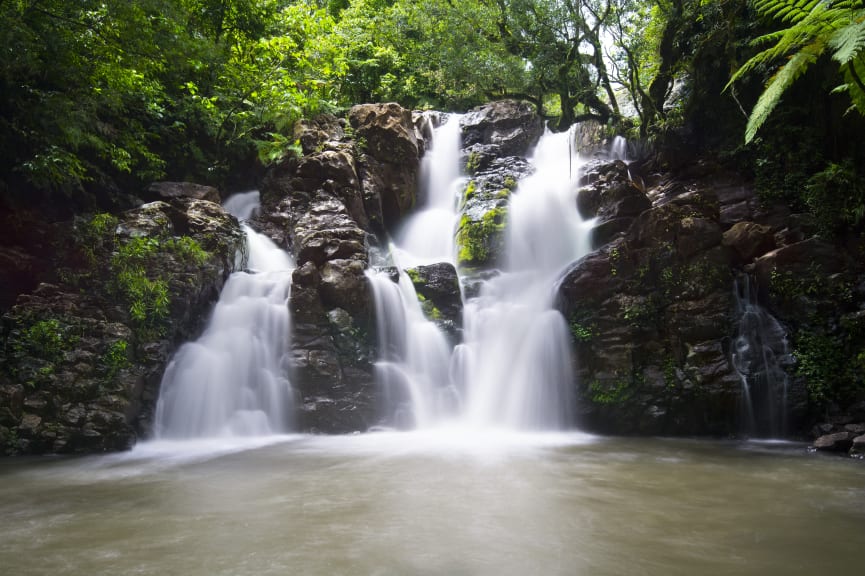 Bouma Falls on Taveuni Island, Fiji