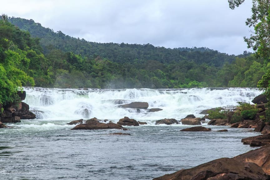 Tatai waterfall in Koh Kong, Cambodia