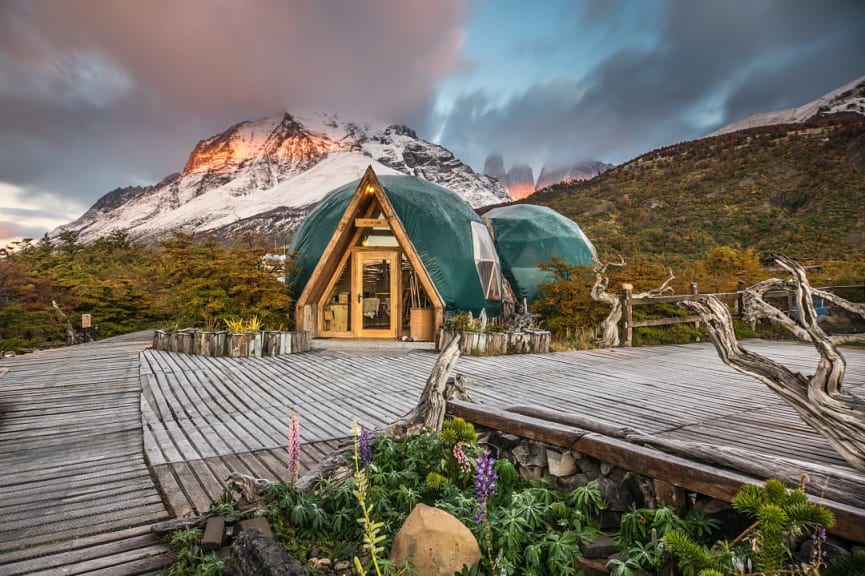 Torres del Paine National Park in Puerto Natales, Chile