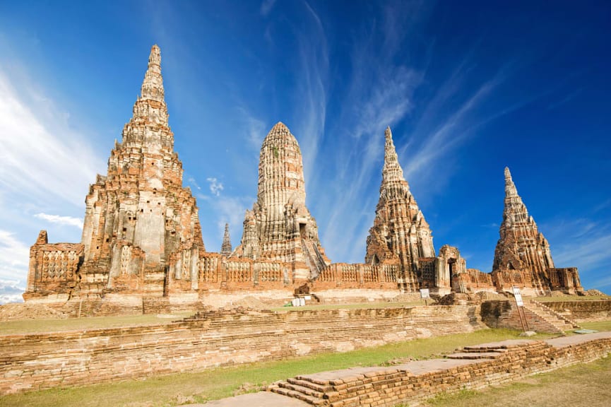 Chaiwatthanaram Temple in Ayutthaya, Thailand