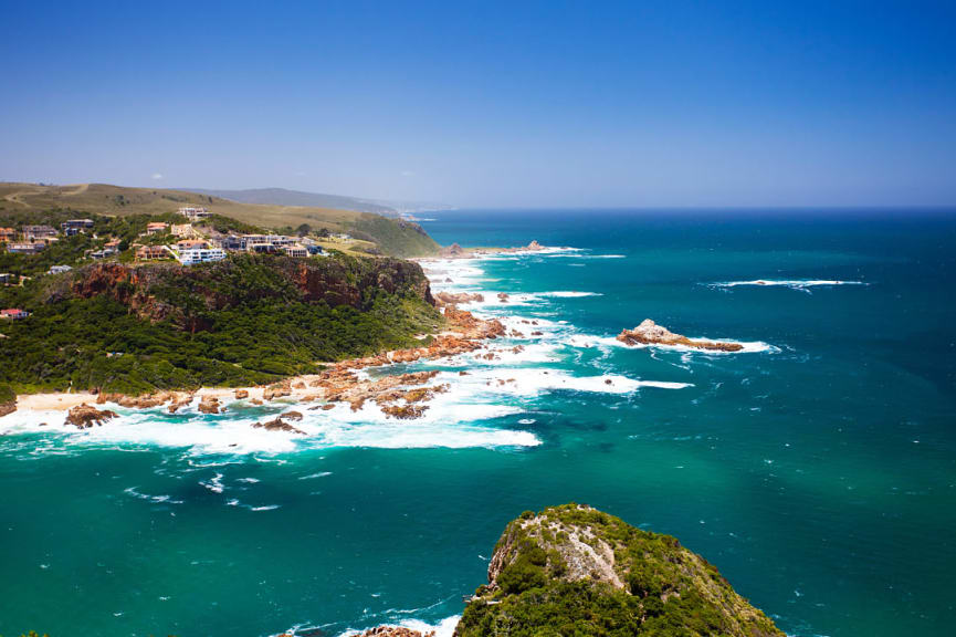 Featherbed nature reserve in Knysna, South Africa