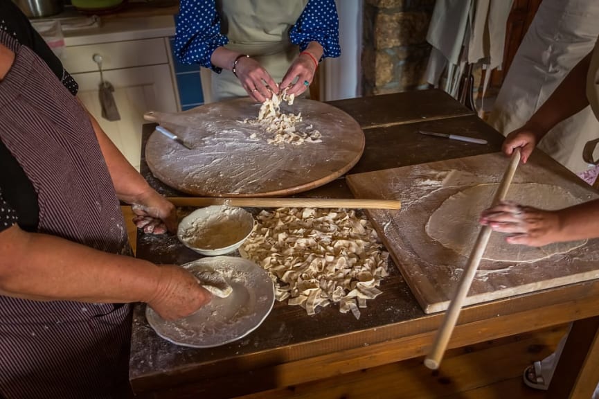 Cooking class for traditional Greek recipes