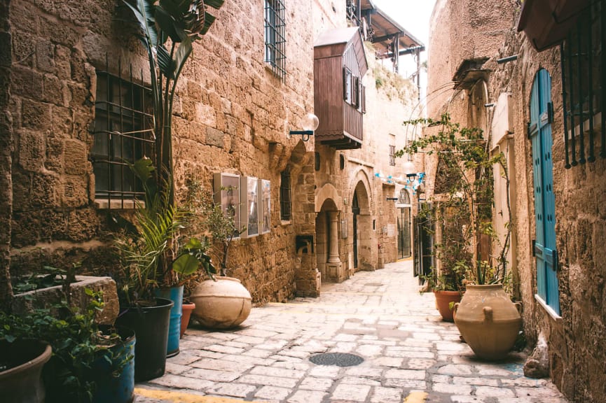 Old city Jaffa in Tel-Aviv, Israel