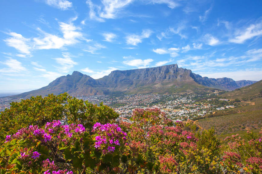 Table Mountain in Cape Town, South Africa