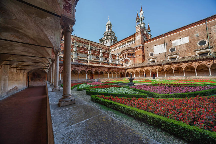 Certosa di Pavia Monastery, Milan Lombardy, Italy