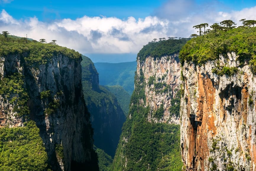 Itaimbezinho Canyon in Cambará do Sul, Brazil