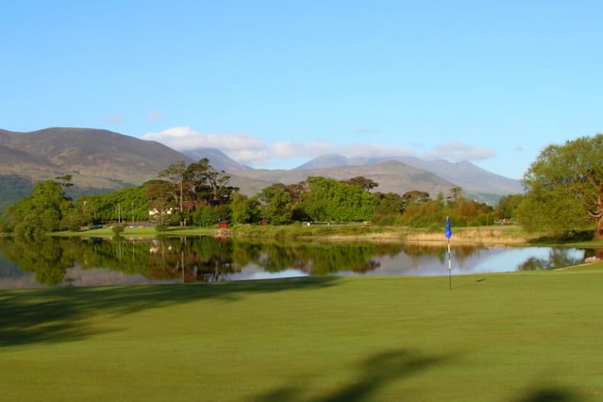 The 1st hole at Killeen Golf Course in Killarney, Ireland.  Photo courtesy of Killarny Golf and Fishing Club