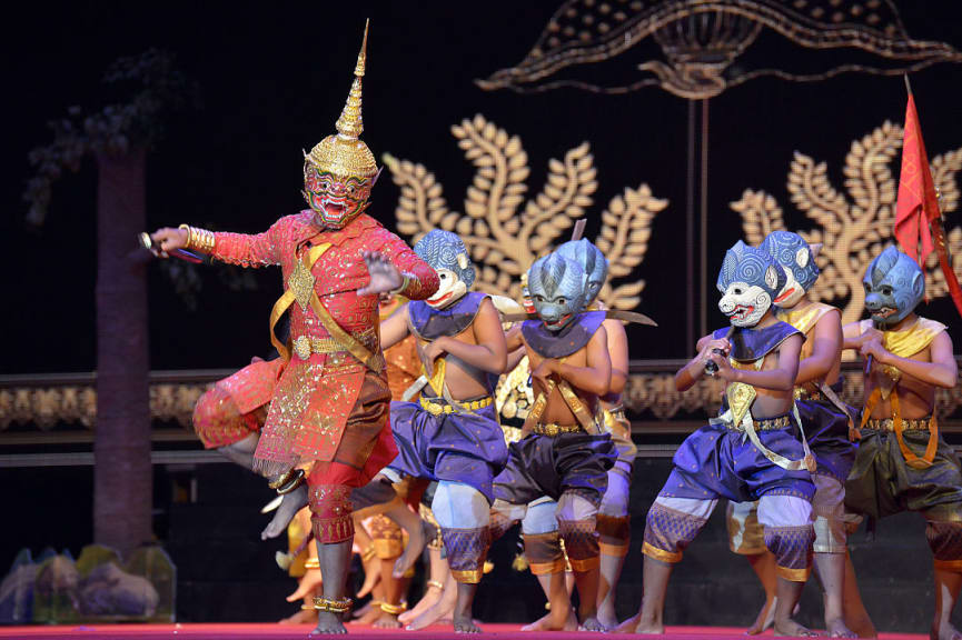 Khmer dance performance in Phnom Penh, Cambodia