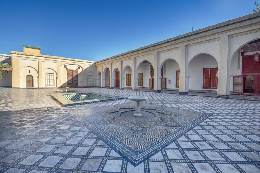 Dar Batha Museum in Fez, former royal palace and current museum 