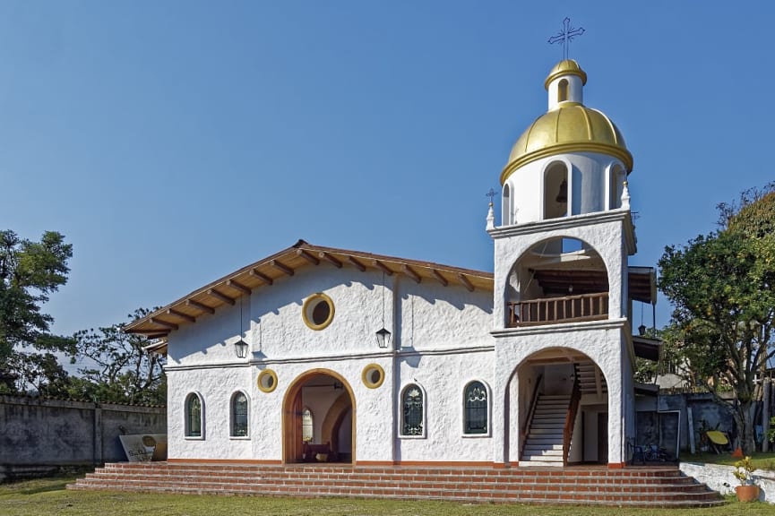 Colonial Church in San Agustin, Colombia 