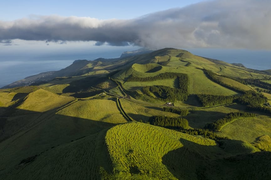 Sao Jorge Island is one of the most beautiful islands in the Azores archipelago.