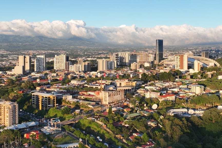 Skyline of San Jose, Costa Rica