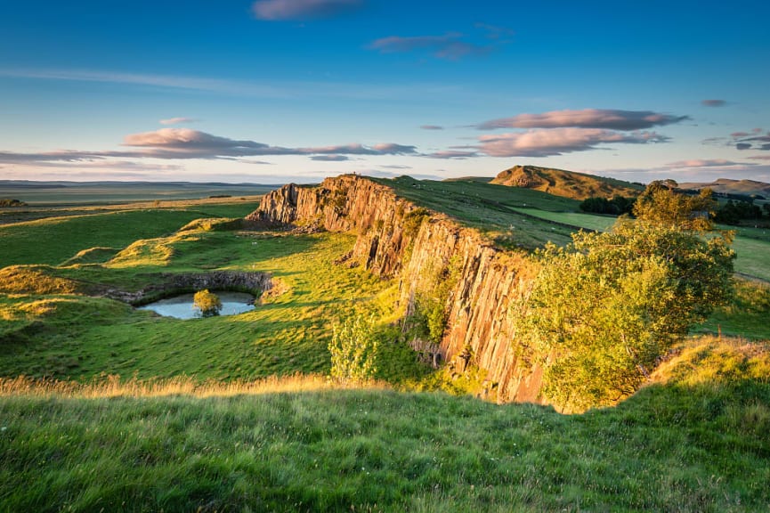 Historic Hadrian’s Wall, Northumberland National Park, England