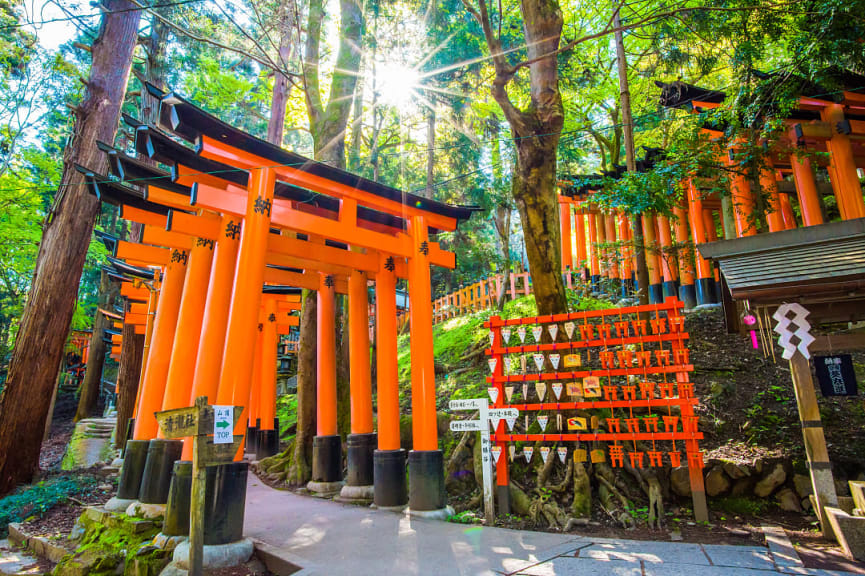 Fushimi-Inari Taisha Shrine in Kyoto, Japan