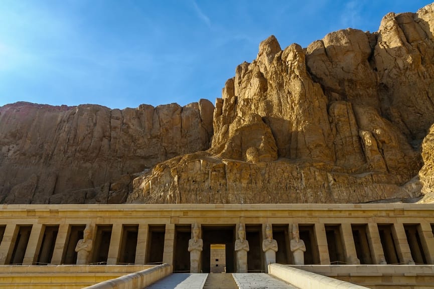 Hatshepsut temple in the Valley of the Kings in Egypt